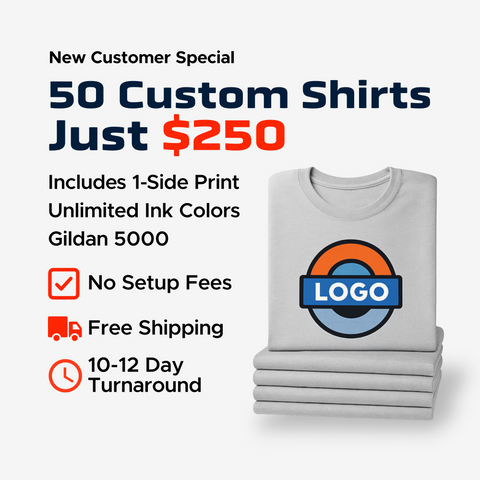 50 Shirts For $250 Special
